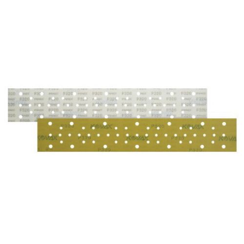 Kovax MaxFilm File Sheet P80 – Aluminum Oxide Abrasive with Multi-Hole Pattern, 15-3/4 x 2-3/4 inches – Each 1
