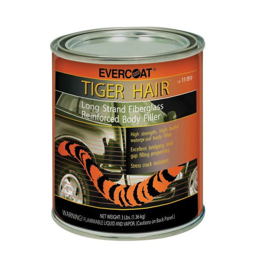 Evercoat Tiger Hair Long Strand Fiberglass Reinforced Body Filler – 1 Quart Can