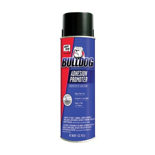 KS ETP0123B Bulldog Adhesion Promoter Spray 15 oz can used to improve paint adhesion on plastic, metal, fiberglass, and other automotive surfaces