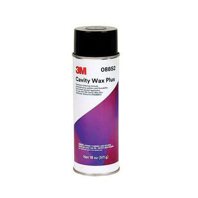 3M 08852 Cavity Wax Plus, 500 ml aerosol can; non-hardening, self-healing corrosion protection coating for internal automotive panels and structural enclosures.