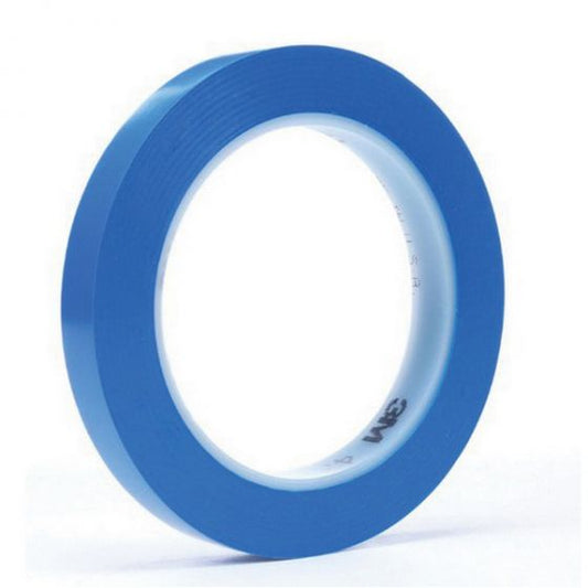 3M 92385 blue fine line specialty tape ro/ with clean edges designed for precision masking in automotive and industrial applications.