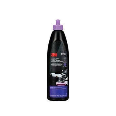 1-pint black bottle with purple cap and label – 3M Perfect-It 34133 compound