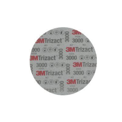 3M-02085 P3000 Grit 6-Inch Trizact Foam Abrasive Disc for ultra-fine scratch removal and paint finishing in automotive and marine applications.