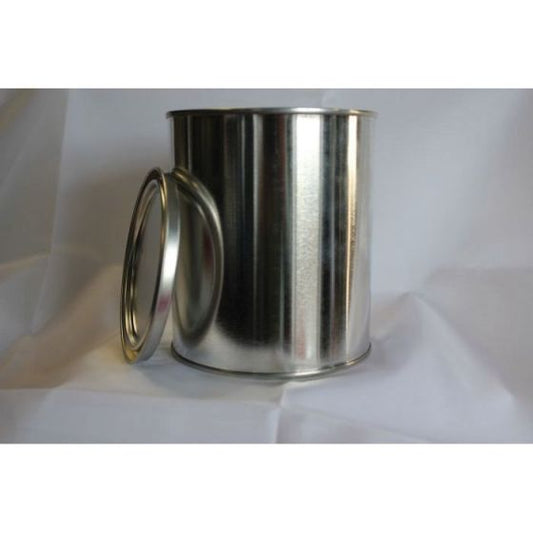 National Oak BWAY6011608 1-Gallon Can, durable metal container with tight-sealing lid, designed for secure storage and transportation of paints, solvents, and liquids.