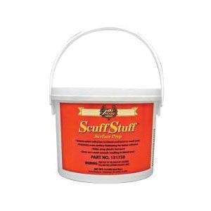 Presta Scuff Stuff Pre-Paint Surface Preparation (Gray, 6.6 lb), designed for automotive refinishing applications, ensuring enhanced paint adhesion, superior cleanliness, and easy rinsing for professional-grade results.