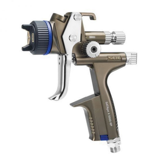 SATAjet X 5500 Standard Spray Gun (1.2mm O-Nozzle), designed for automotive refinishing and industrial coatings, ensuring precise atomization, reduced overspray, and optimized material distribution for professional-grade results.