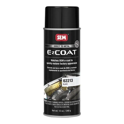 SEM EZ Coat 62213 Direct-to-Metal Black Coating – 16 oz Aerosol Spray