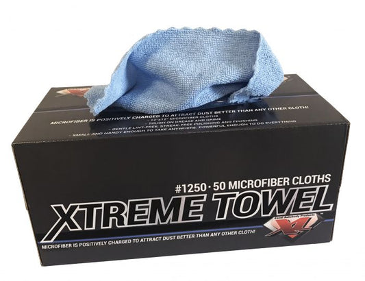 X-L 1250 Xtreme Towel, a premium microfiber cloth designed for efficient dust removal, grease absorption, and lint-free cleaning, ensuring superior performance for automotive and industrial applications.