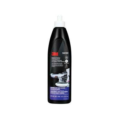 Black 1-pint bottle of 3M Perfect-It 34130 compound with visible label