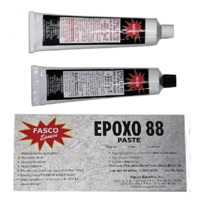 Epoxo 88 Superflex 7 oz Flexible Two-Part Epoxy Adhesive Kit by Fasco
